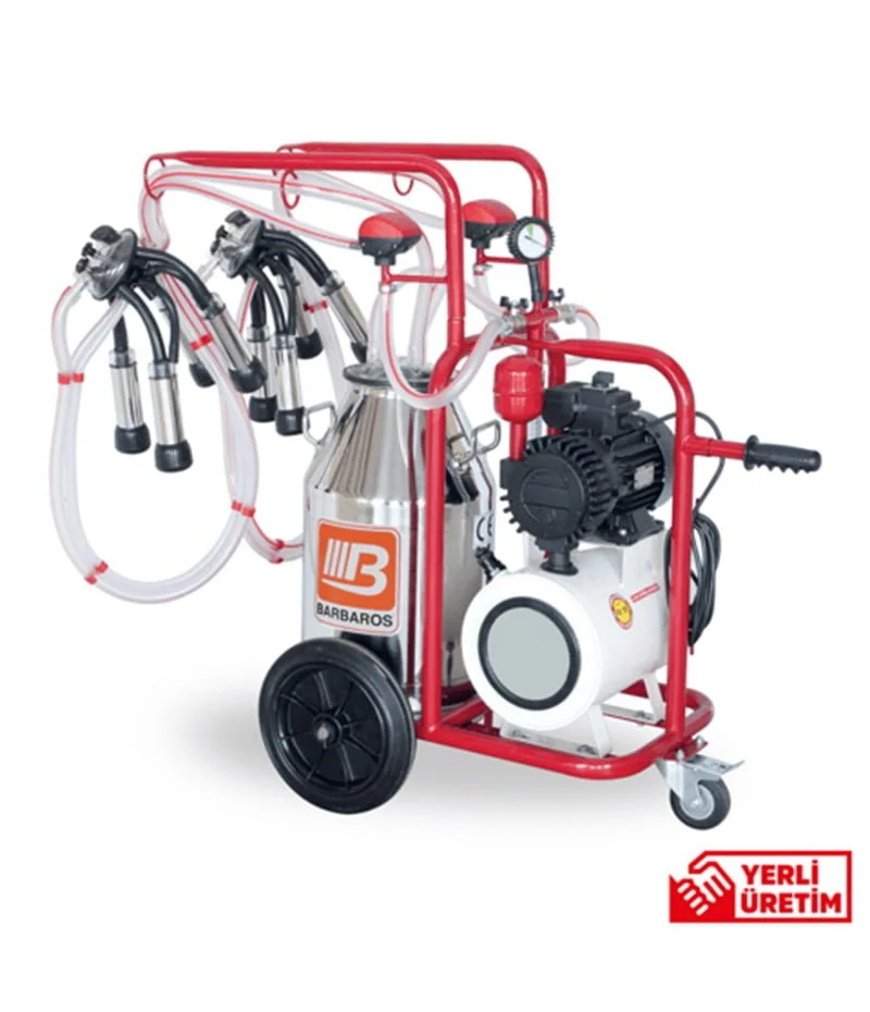 Bartech Universal Kuru Pompa Çift Süt Sağım Makinesi 40 Litre - Görsel 1