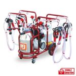 Bartech Universal Yağlı Pompa Dörtlü Süt Sağım Makinesi 80 Litre