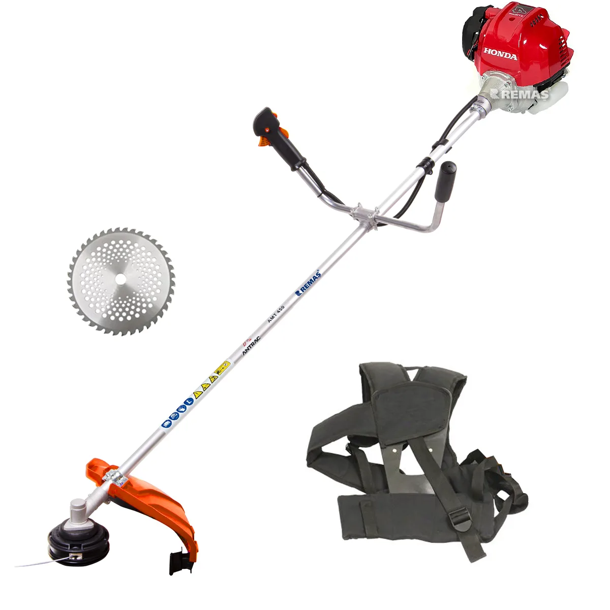 antrac-honda-amt-450-4-zamanli-gx-50-benzinli-motorlu-yan-tirpan amt 450